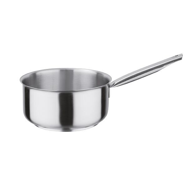 Saucepan - 18-10, No Cover 220 x 110mm-4.2Lt from Pujadas. Sold in boxes of 1. Hospitality quality at wholesale price with The Flying Fork!