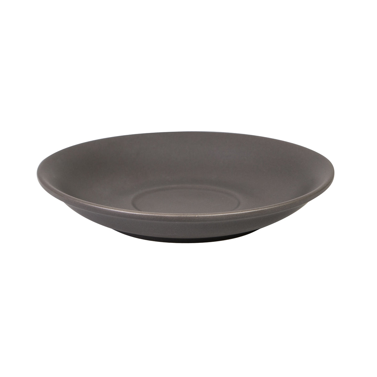 Saucer - Slate, 140mm from Bevande. made out of Porcelain and sold in boxes of 6. Hospitality quality at wholesale price with The Flying Fork!
