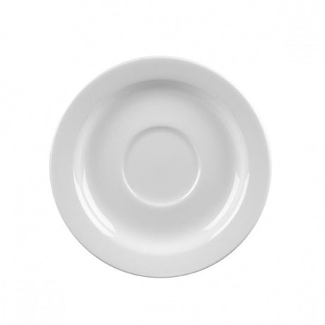 Saucer To Suit 9931002 from Churchill. made out of Porcelain and sold in boxes of 12. Hospitality quality at wholesale price with The Flying Fork!