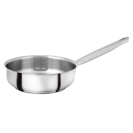 Saute Pan - 18-10, No Cover, 200 x 60mm-1.9Lt from Pujadas. Sold in boxes of 1. Hospitality quality at wholesale price with The Flying Fork!