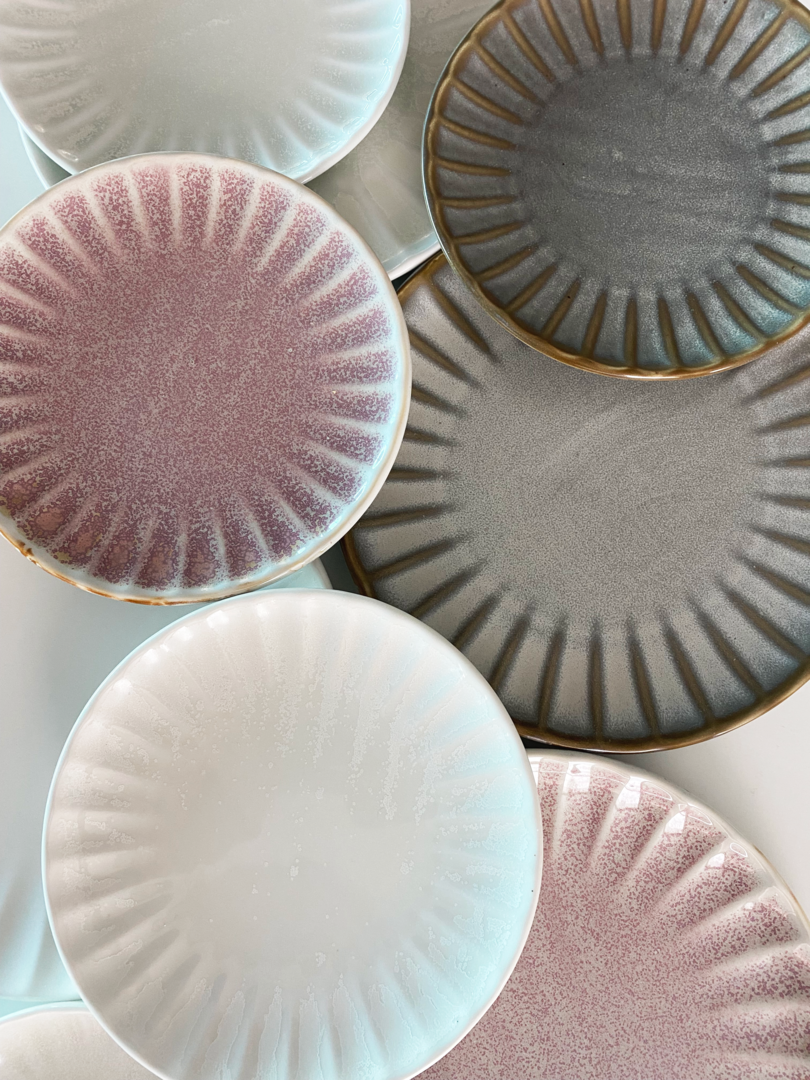 Round Plate - 205mm, Scallop Snow: Pack of 6