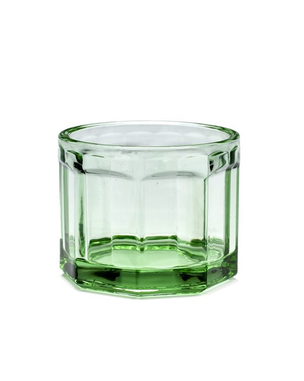 Transparent Small Glass - 80x60mm, 160ml, Green from Serax. Sold in boxes of 6. Hospitality quality at wholesale price with The Flying Fork!