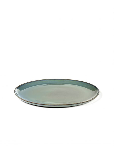Round Medium Plate - 220mm, Smokey Blue from Serax. Matt Finish, made out of Ceramic and sold in boxes of 1. Hospitality quality at wholesale price with The Flying Fork!
