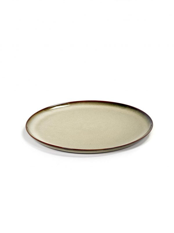 Round Medium Plate - 220mm, Misty Grey from Serax. Matt Finish, made out of Ceramic and sold in boxes of 1. Hospitality quality at wholesale price with The Flying Fork!