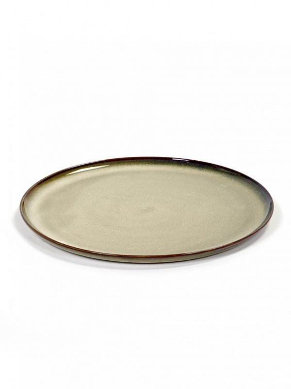 Round Large Plate - 260mm, Misty Grey from Serax. made out of Ceramic and sold in boxes of 1. Hospitality quality at wholesale price with The Flying Fork!
