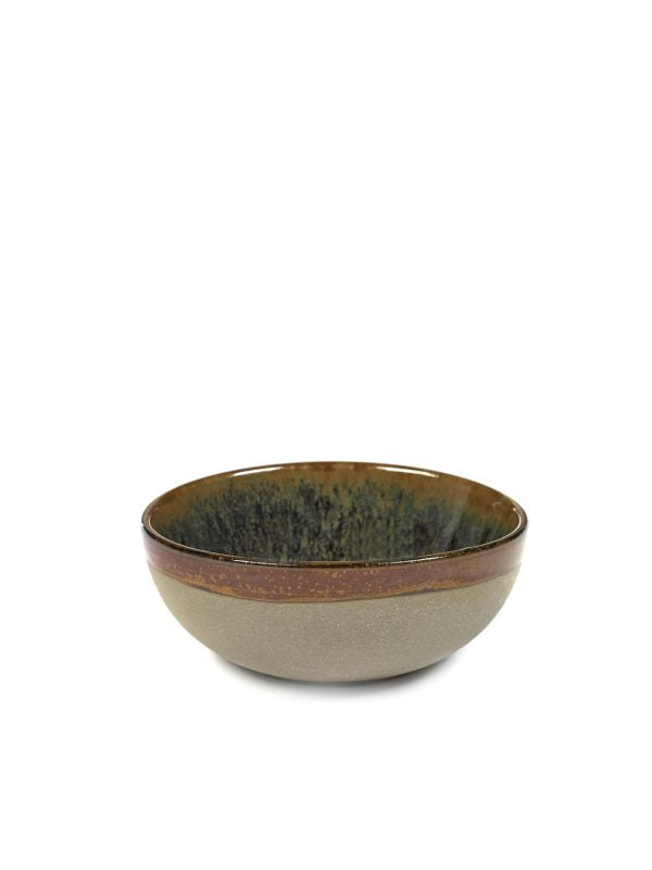 Round Bowl Medium Surface - 110x45mm, Grey-Indi Grey from Serax. made out of Ceramic and sold in boxes of 1. Hospitality quality at wholesale price with The Flying Fork!