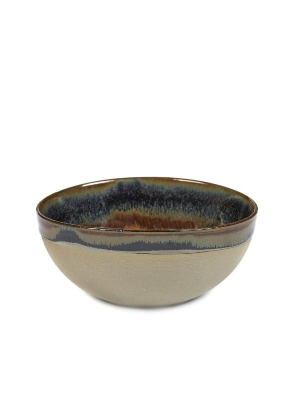 Round Bowl Small Surface - 150x65mm, Indi Rusty Brown from Serax. made out of Ceramic and sold in boxes of 1. Hospitality quality at wholesale price with The Flying Fork!