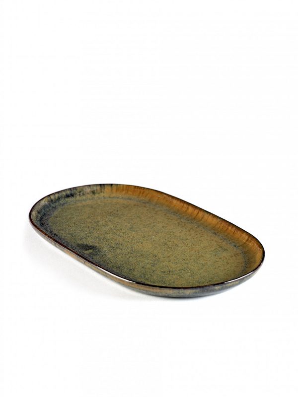 Tapas Plate Rectangular Surface - 150x250x15mm, Indi Grey from Serax. made out of Ceramic and sold in boxes of 1. Hospitality quality at wholesale price with The Flying Fork!