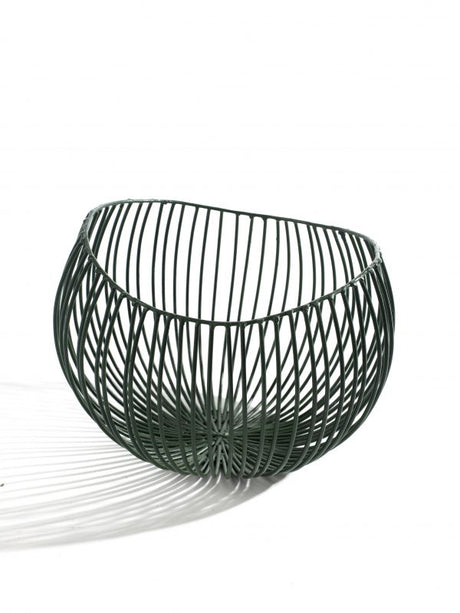 Small Wire Basket - 230x200x160mm, Green from Serax. Sold in boxes of 1. Hospitality quality at wholesale price with The Flying Fork!