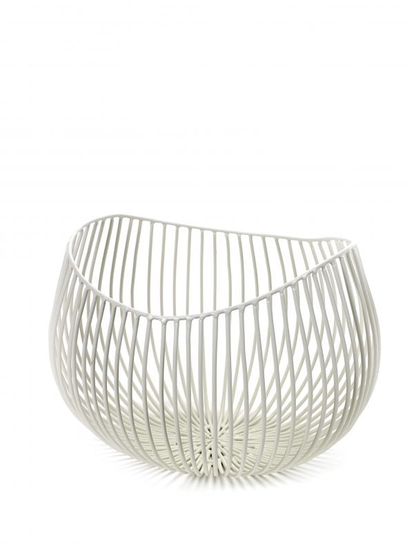 Small Wire Basket - 230x200x160mm, White from Serax. Sold in boxes of 1. Hospitality quality at wholesale price with The Flying Fork!
