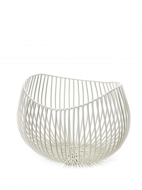 Small Wire Basket - 230x200x160mm, White from Serax. Sold in boxes of 1. Hospitality quality at wholesale price with The Flying Fork!