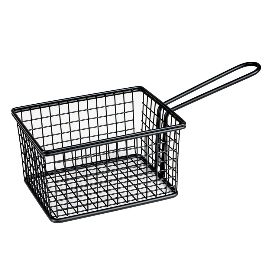 Service Basket - Rectangular, Black 142 x 114 x 80mm from Moda. Sold in boxes of 1. Hospitality quality at wholesale price with The Flying Fork!