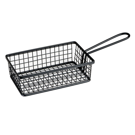 Service Basket - Rectangular, Black 160 x 104 x 50mm from Moda. Sold in boxes of 1. Hospitality quality at wholesale price with The Flying Fork!