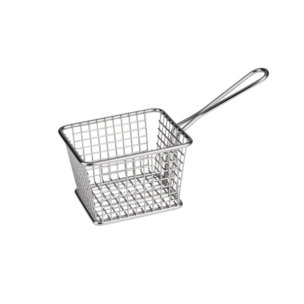 Service Basket Rect. - S-S, 118 x 98 x 78mm from Athena. made out of Stainless Steel and sold in boxes of 1. Hospitality quality at wholesale price with The Flying Fork!