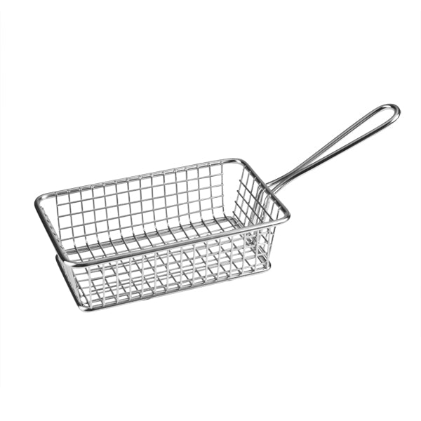 Service Basket Rect. - S-S, 160 x 102 x 50mm from Athena. made out of Stainless Steel and sold in boxes of 1. Hospitality quality at wholesale price with The Flying Fork!