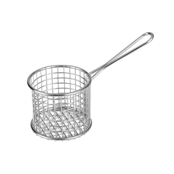 Service Basket Round - S-S, 93 x 79 x 150mm from Athena. made out of Stainless Steel and sold in boxes of 1. Hospitality quality at wholesale price with The Flying Fork!
