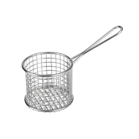 Service Basket Round - S-S, 93 x 79 x 150mm from Athena. made out of Stainless Steel and sold in boxes of 1. Hospitality quality at wholesale price with The Flying Fork!