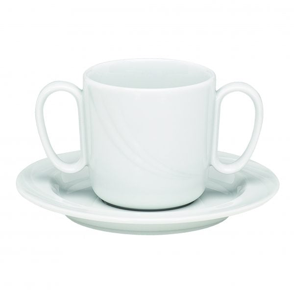 Mug 2 Handles - Donna Senior from Schonwald. made out of Porcelain and sold in boxes of 6. Hospitality quality at wholesale price with The Flying Fork!