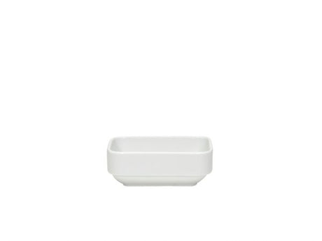 Dish Deep Rectangular - 120x90mm, Healthcare from Schonwald. made out of Porcelain and sold in boxes of 12. Hospitality quality at wholesale price with The Flying Fork!