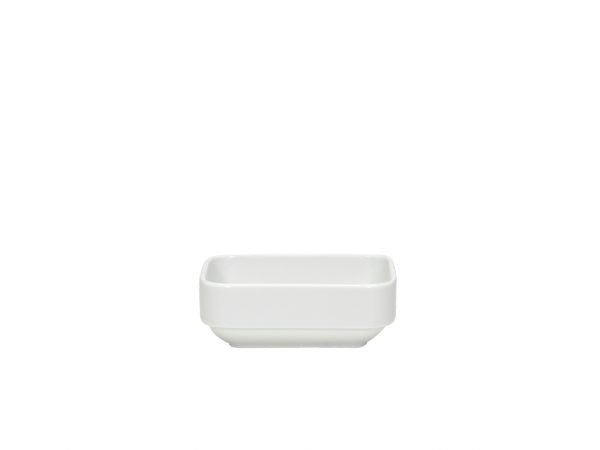 Dish Deep Rectangular - 120x90mm, Healthcare from Schonwald. made out of Porcelain and sold in boxes of 12. Hospitality quality at wholesale price with The Flying Fork!