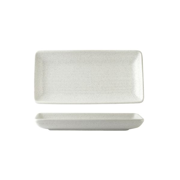 Share Platter - 220x100mm, Zuma Frost from Zuma. made out of Ceramic and sold in boxes of 6. Hospitality quality at wholesale price with The Flying Fork!