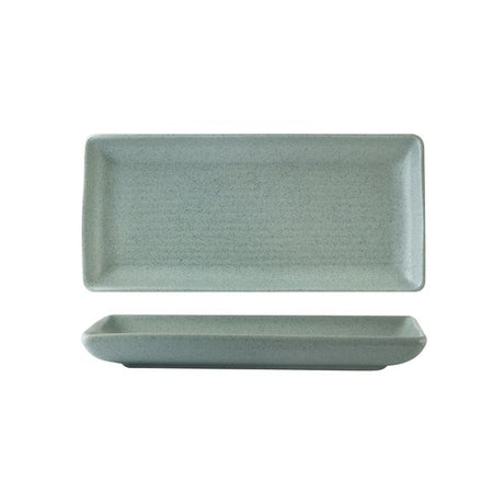 Share Platter - 250x125mm, Zuma Mint from Zuma. Ribbed, made out of Ceramic and sold in boxes of 6. Hospitality quality at wholesale price with The Flying Fork!