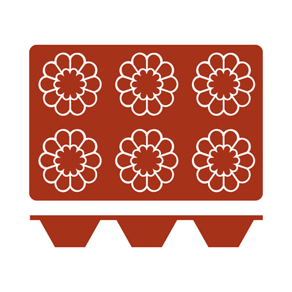 Silicon Mould - Briochette, 6 Cup from Frenti. Sold in boxes of 1. Hospitality quality at wholesale price with The Flying Fork!