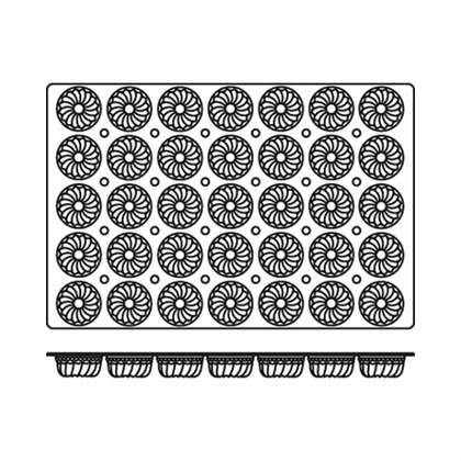 Silicon Mould - Gugehopf, 35 Cup from Frenti. Non-Stick and sold in boxes of 1. Hospitality quality at wholesale price with The Flying Fork!