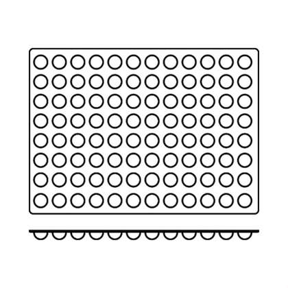 Silicon Mould - Mini Half Sphere, 96 Cup from Frenti. Non-Stick and sold in boxes of 1. Hospitality quality at wholesale price with The Flying Fork!