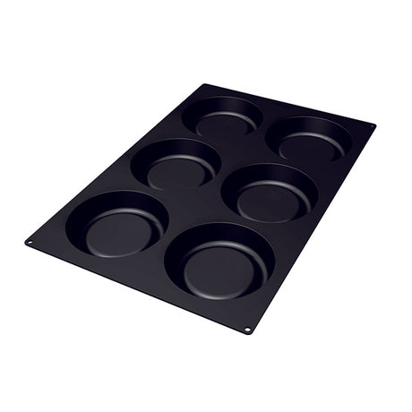 Silicon Mould - Tart, 6 Cup from Frenti. Non-Stick and sold in boxes of 1. Hospitality quality at wholesale price with The Flying Fork!