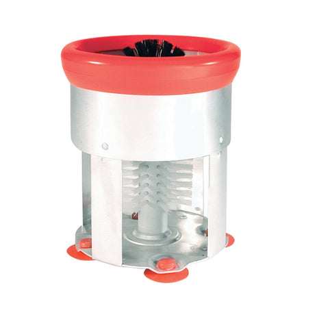 Single Glass Brush - Alum., W-Suction Cups from TheFlyingFork. Sold in boxes of 1. Hospitality quality at wholesale price with The Flying Fork!