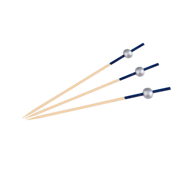 Skewer - Bamboo, Marine, 100mm from TheFlyingFork. Sold in boxes of 12 Packs. Hospitality quality at wholesale price with The Flying Fork!