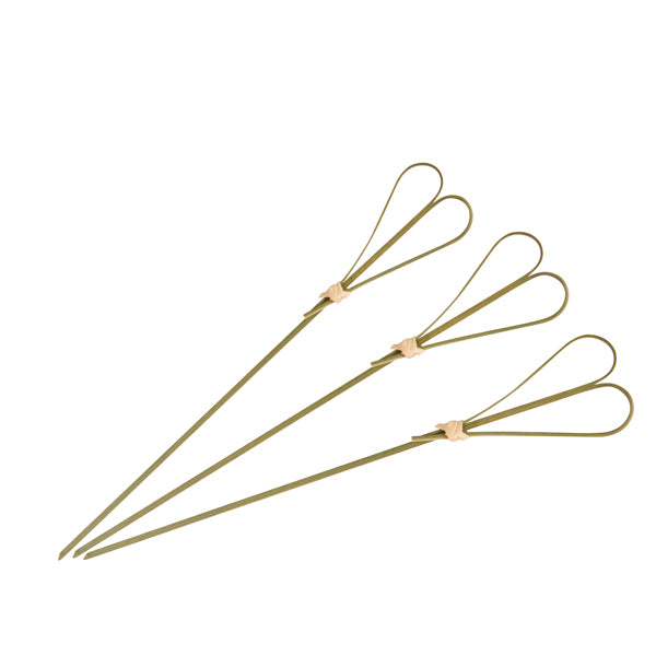 Skewer - Bamboo, Heart, Natural, 180mm from TheFlyingFork. Sold in boxes of 1. Hospitality quality at wholesale price with The Flying Fork!
