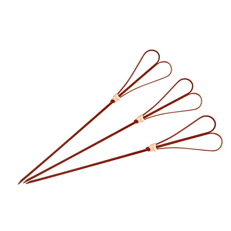 Skewer - Bamboo, Heart, Red, 180mm from TheFlyingFork. Sold in boxes of 10 Packs. Hospitality quality at wholesale price with The Flying Fork!