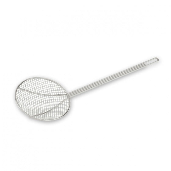 Skimmer - Round, Mesh, 140 x 345mm from TheFlyingFork. Sold in boxes of 1. Hospitality quality at wholesale price with The Flying Fork!