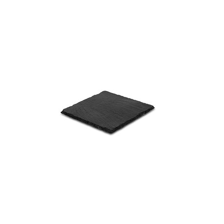 Slate Platter - Square, 200 x 200mm from Athena. made out of Stone and sold in boxes of 2. Hospitality quality at wholesale price with The Flying Fork!