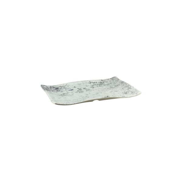 Small Rectangular Pebble Platter, 130x100mm from Cheforward. Sold in boxes of 12. Hospitality quality at wholesale price with The Flying Fork!
