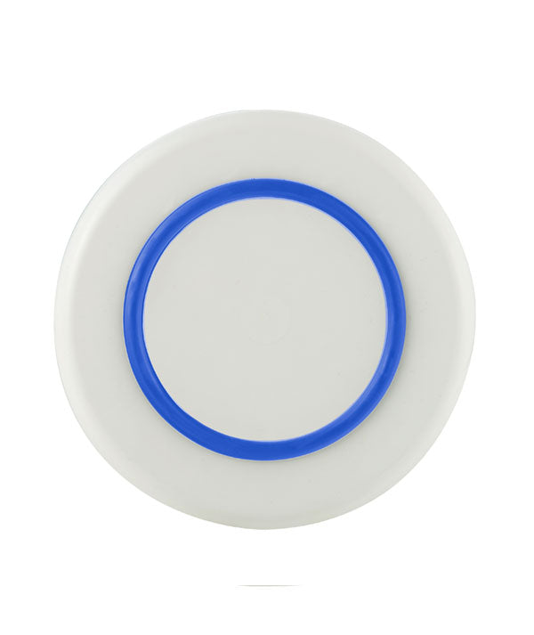 Unbreakable Medium Plate 21cm with Navy Blue Base: Pack of 12