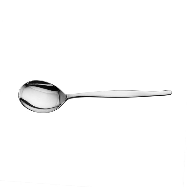 Soup Spoon - BARCELONA from Basics. made out of Stainless Steel and sold in boxes of 12. Hospitality quality at wholesale price with The Flying Fork!