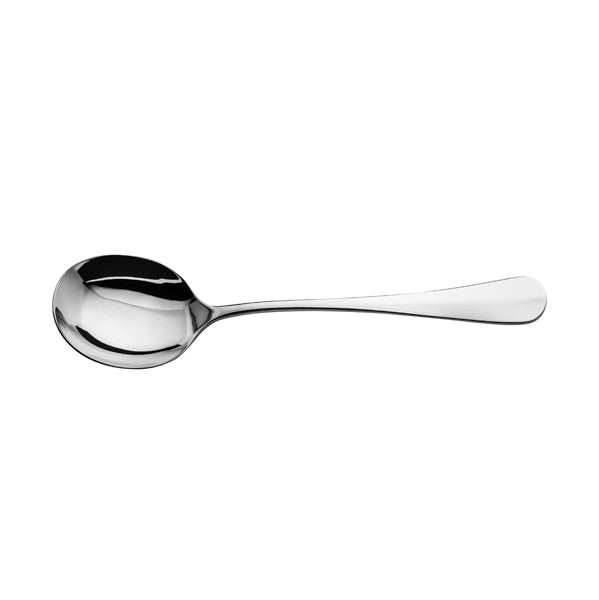 Soup Spoon - PARIS from Basics. made out of Stainless Steel and sold in boxes of 12. Hospitality quality at wholesale price with The Flying Fork!