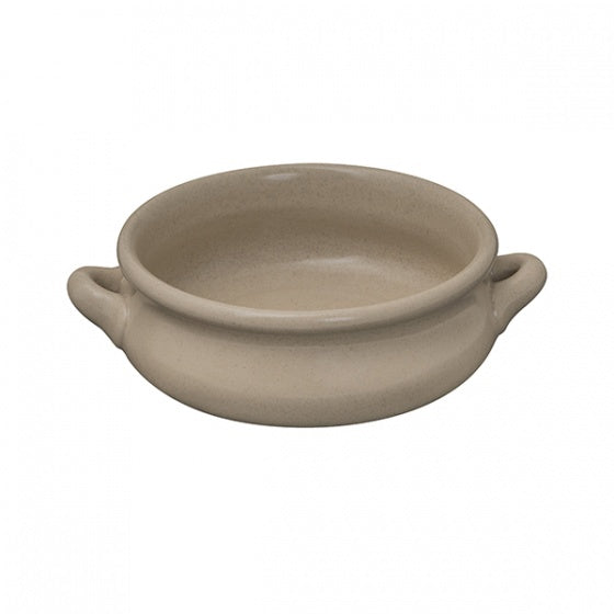 Spanish Dish - 410ml, Zuma Sand from Zuma. With handles, made out of Ceramic and sold in boxes of 6. Hospitality quality at wholesale price with The Flying Fork!