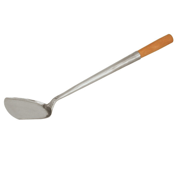 Spatula - S-S, Wood Handle, 114mm from TheFlyingFork. Sold in boxes of 1. Hospitality quality at wholesale price with The Flying Fork!