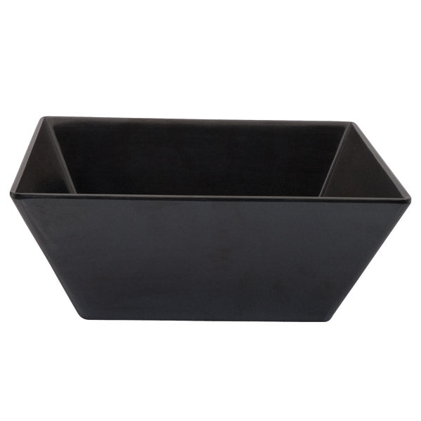Square Bowl - Black, 300 x 300 x 115mm from Ryner Melamine. Sold in boxes of 3. Hospitality quality at wholesale price with The Flying Fork!
