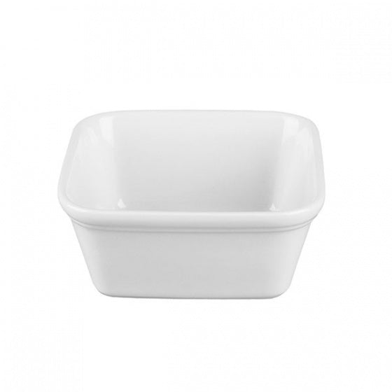 Square Pie Dish - 120x120mm, White, Churchill from Churchill. made out of Porcelain and sold in boxes of 12. Hospitality quality at wholesale price with The Flying Fork!