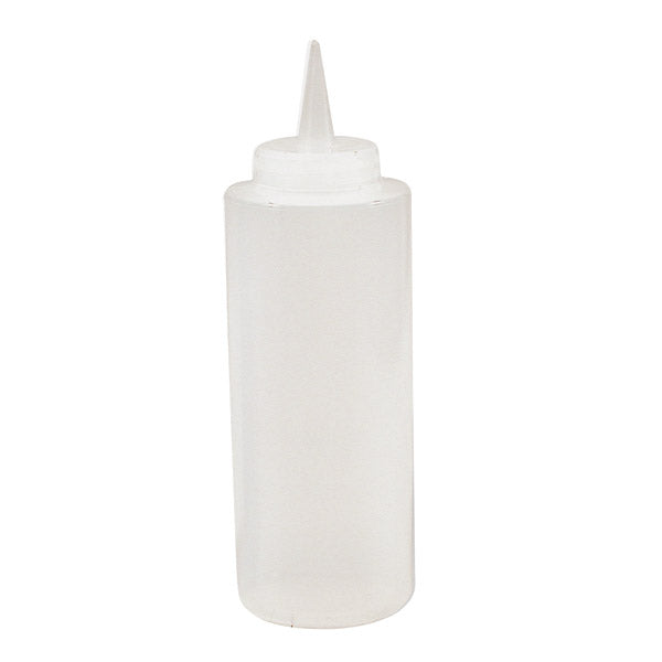 Squeeze Bottle - Clear, 340ml from TheFlyingFork. Sold in boxes of 36. Hospitality quality at wholesale price with The Flying Fork!
