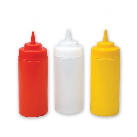Squeeze Bottle - Clear, 480ml from TheFlyingFork. Sold in boxes of 24. Hospitality quality at wholesale price with The Flying Fork!