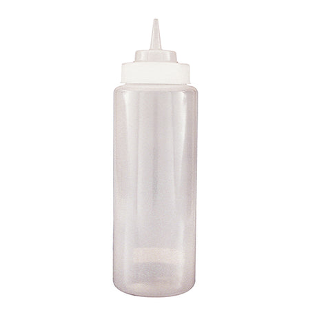 Squeeze Bottle - Clear, 1.0Lt from TheFlyingFork. Sold in boxes of 1. Hospitality quality at wholesale price with The Flying Fork!