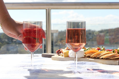Palm Unbreakable Stackable Wine Glass - 260ml: Pack of 4