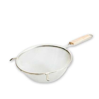 Strainer - Double Stainless Steel Mesh, 160mm from TheFlyingFork. Double Mesh and sold in boxes of 1. Hospitality quality at wholesale price with The Flying Fork!
