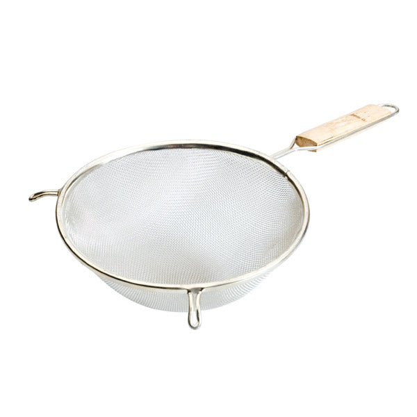 Strainer - Fine Stainless Steel Mesh, 180mm from TheFlyingFork. Fine Mesh and sold in boxes of 1. Hospitality quality at wholesale price with The Flying Fork!